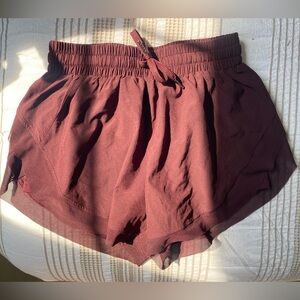 Women's Burgundy Shorts